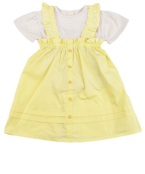 キッズ ワンピース ２点セット イエロー アカチャンホンポ アカチャンホンポ の通販 Mall
