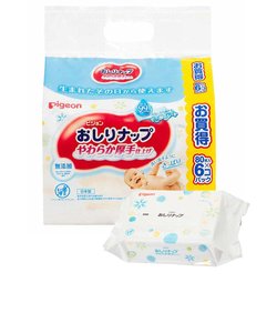 おしりナップ やわらか厚手仕上げ 純水99％ 80枚×6P