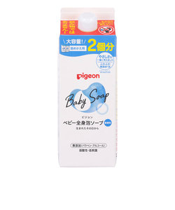 全身泡ソープ 無香料 詰めかえ用 2回分(800ml)