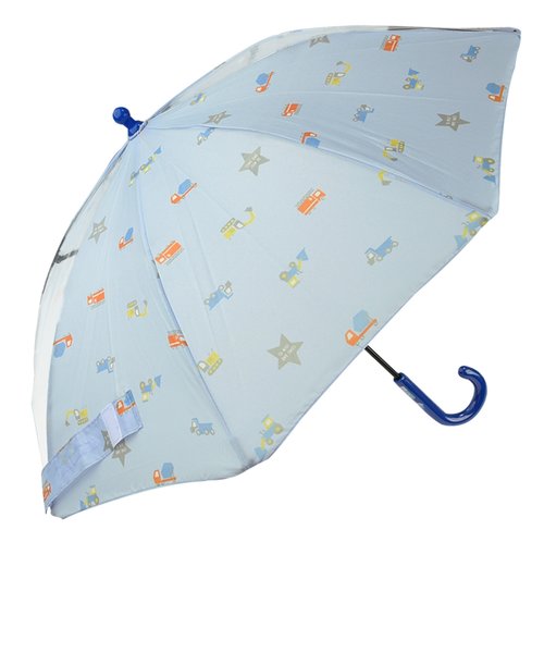 [35・40・45cm]フチまる傘　のりもの