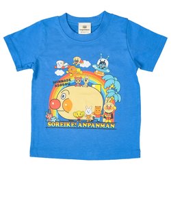 Tシャツ　アンパンマン ブルー