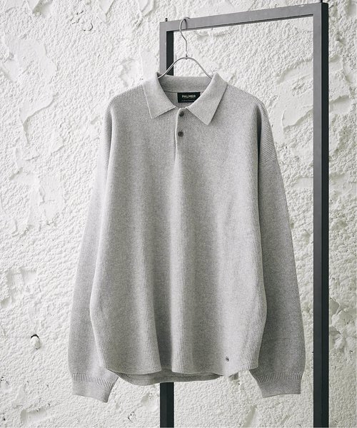 【PALMER for relume】SLOUCHY コットンニット ポロ