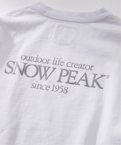 SNOW PEAK×relume/スノーピーク】別注リフレクター ロゴ Tシャツ | ジャーナルスタンダード レリューム（ジャーナルスタンダード  レリューム）の通販 - u0026mall