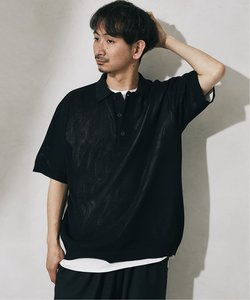 【ポロシャツ+カットソー2点SET】リサイクルポリエステル ニットポロシャツ