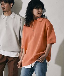 【ポロシャツ+カットソー2点SET】リサイクルポリエステル ニットポロシャツ