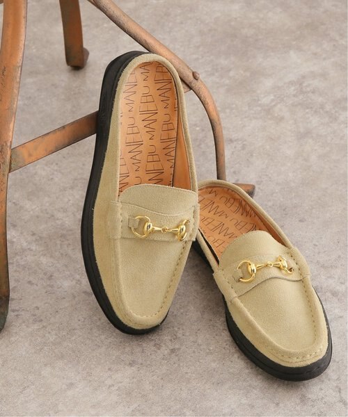 美品MANEBU BITCH SLIPPER SUEDE37ローファースリッパ 美品MANEBU BITCH SLIPPER SUEDE37ローファースリッパ