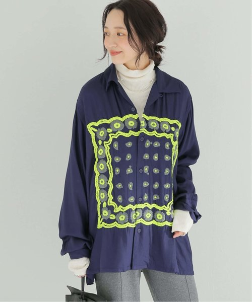 NOMA t.d./ノーマティーディー】Bandana Hand-Embroidery Shirt