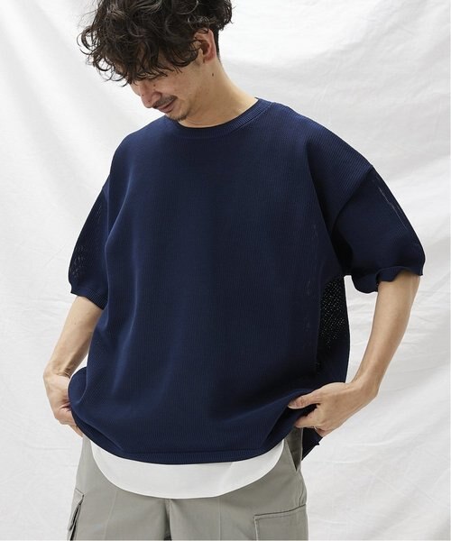 メンズのニット セーター ブルー ネイビー 青色 通販 ららぽーと公式通販 Mall