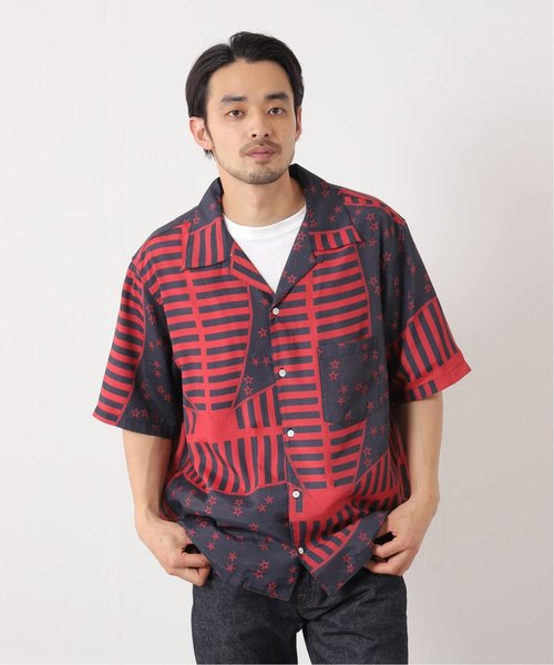 【NOMA t.d./ノーマティーディー】 Archive Shirts 2 red star