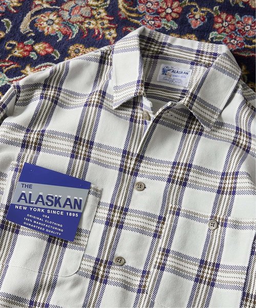 【ALASKAN / アラスカン】チェックネルワークシャツ