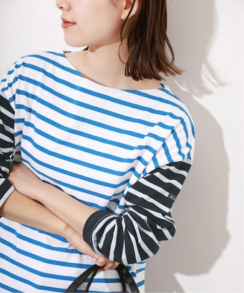 別注【Leminor/ルミノア】*RELUME Loose border Tee:ボーダーTEE