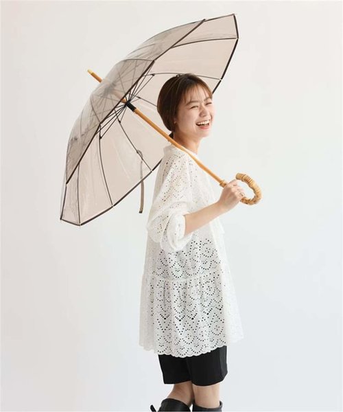 TRADITIONAL WEATHERWEAR】CLEAR UMBRELLA BAMBOO：傘 | ジャーナル