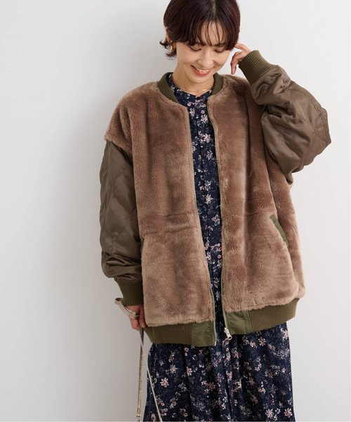 ALPHA INDUSTRIES/ アルファインダストリーズ】W FAKE FUR MA-1 ...