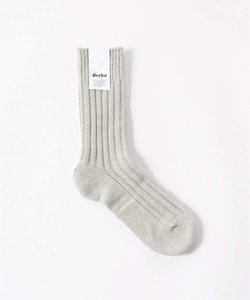 【DECKA/デカ】 Cased Heaveyweight Plain Socks