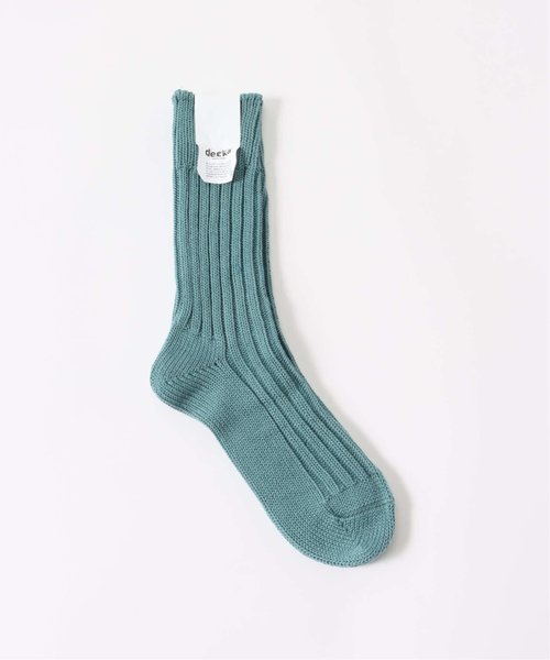 【DECKA/デカ】 Cased Heaveyweight Plain Socks