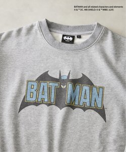 【BATMAN / バットマン】別注 プリントクルーネックスウェット