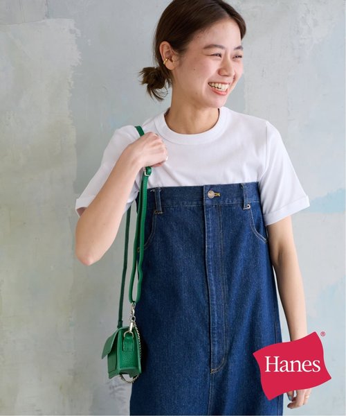 【Hanes / ヘインズ】BEEFY リブクルーネックTシャツ