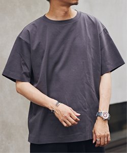 50/-ポンチクルーネックTシャツ