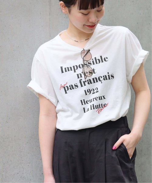 【La Hutte / ラ・ユット】SS TEE：Tシャツ