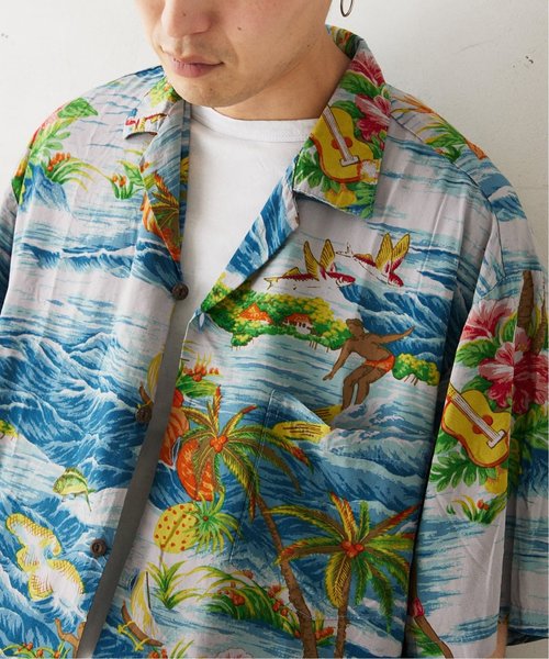 TWO PALMS / トゥーパームス 別注 オーバーダイ ALOHA SHIRTS