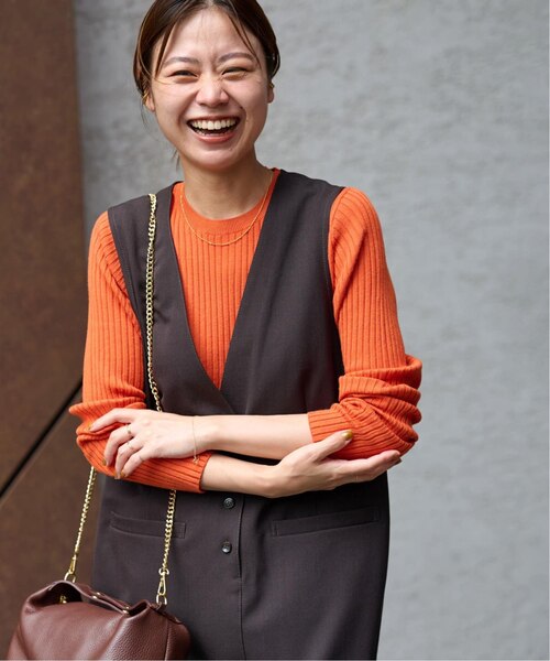 【新品】レディース38 ランバンスポール  カシミヤ混 ニットセーター薄茶 ランバン(LANVIN) レディースニット・セーター | 通販・人気