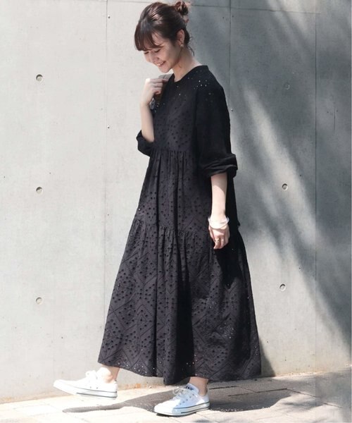 エンブロイダリーティアードワンピース 417 Edifice Slobe Iena フォーワンセブン スローブイエナ の通販 Mall