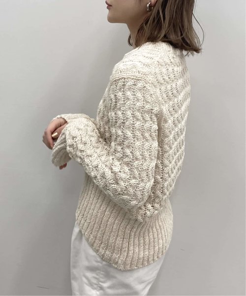 ESLOW/エスロー】 CABLE SWEATERニット◇ | 417 EDIFICE / SLOBE IENA