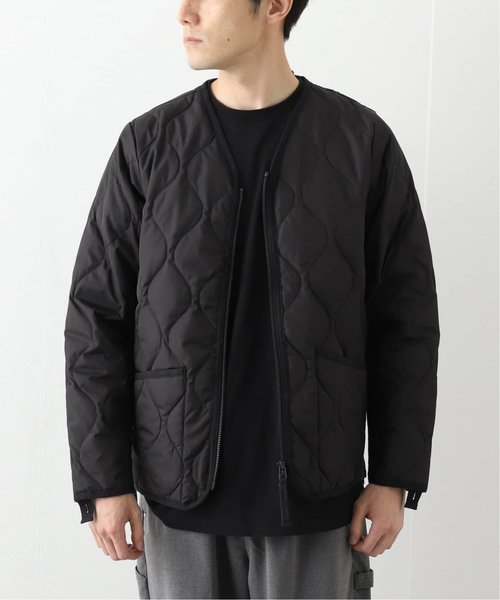 【TAION / タイオン】 MILITARY W-ZIP V NECK DOWN JKT