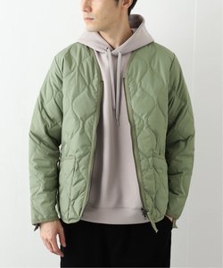 【TAION / タイオン】 MILITARY W-ZIP V NECK DOWN JKT