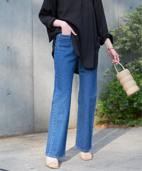 LE DENIM FLARE PATCH DENIM | 417 EDIFICE / SLOBE IENA（フォー ...