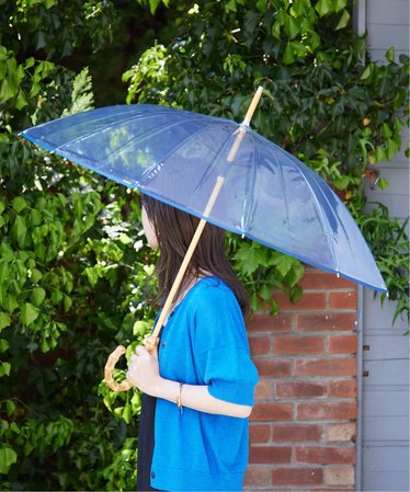 ◇◇【Barbrella®】55cmタイプ軽量ミニ傘 Snowblue Garden