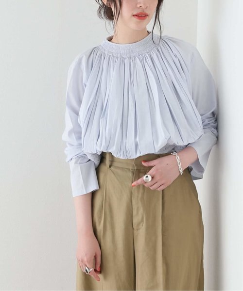 SEEALL/シーオール】 GATHER ブラウス | 417 EDIFICE / SLOBE IENA