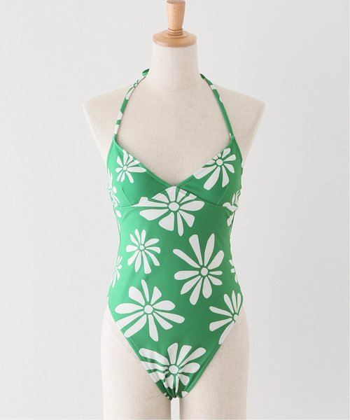 ZULU&ZEPHYR/ズールーアンドゼファー】 GREENFLOWER HALTER ONEPIECE