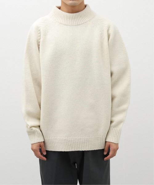 CREPUSCULE / クレプスキュール】W/G Moc Neck L/S | 417 EDIFICE