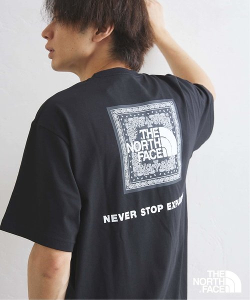 【THE NORTH FACE】S/S Bandana Square Logo Tee