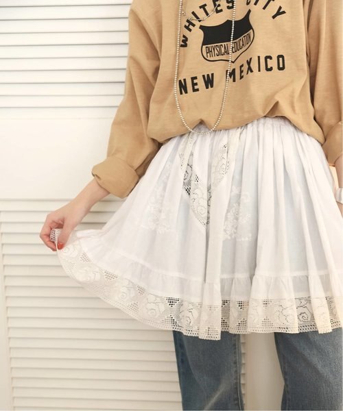 crinkle crinkle crinkle】2way embroidery ミニスカート | 417  