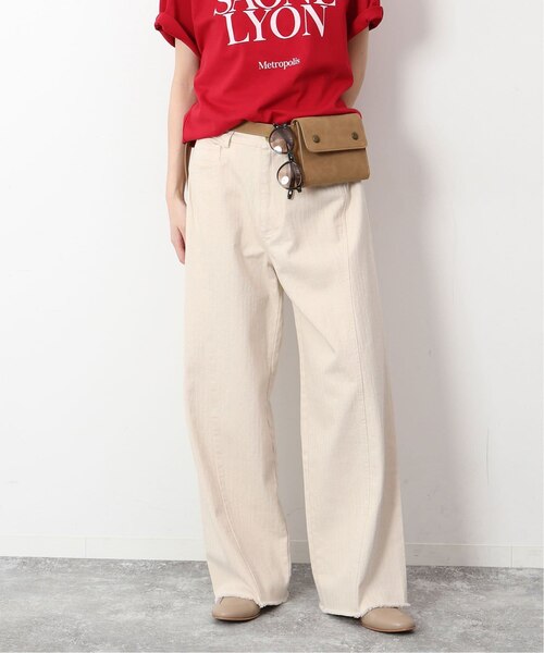 ヘリンボーン切替えパンツ | 417 EDIFICE / SLOBE IENA（フォー  