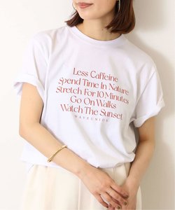 WAVEUNION/ウェーブユニオン SLOBE別注 ロゴTシャツ WU411112WH