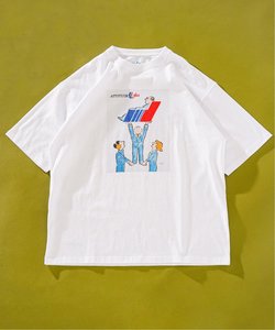 SAVIGNAC (サビニャック) 別注 French Company プリント Tシャツ