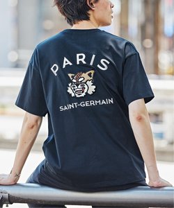 追加【Paris Saint-Germain】カレッジロゴ刺しゅう Tシャツ