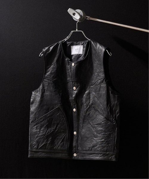 ”UP CYCLE LEATHER” アップサイクルレザーベスト