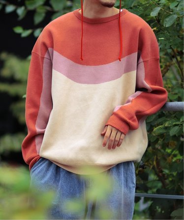 【SON OF THE CHEESE / サノバチーズ】Border Knit Crew | JOINT