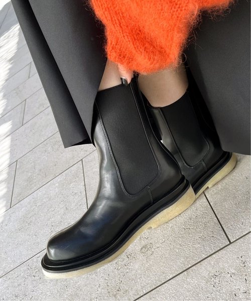 Leather Middle Boots 新品購入前にコメントください❣️