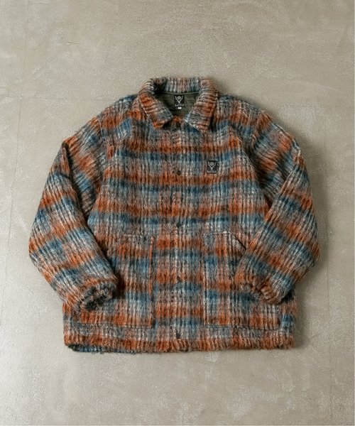 South2 West8 / サウスツーウエストエイト】Coach Jacket Shaggy Plaid