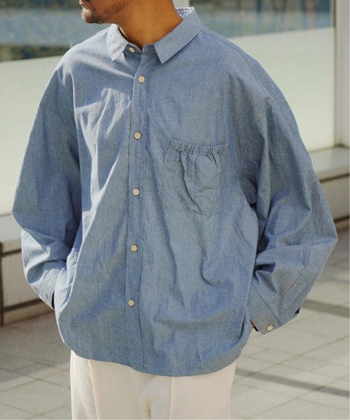 refomed / リフォメッド】WRIST PATCH WIDE SHIRT CHAMBRAY | JOINT ...