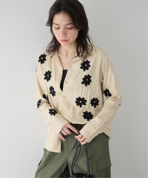 NOMA t.d./ノーマティーディー】Floral Hand Embroidery shirt | JOINT