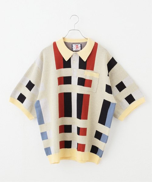 SON OF THE CHEESE / サノバチーズ】 Stripe Knit Shirt | JOINT WORKS ...