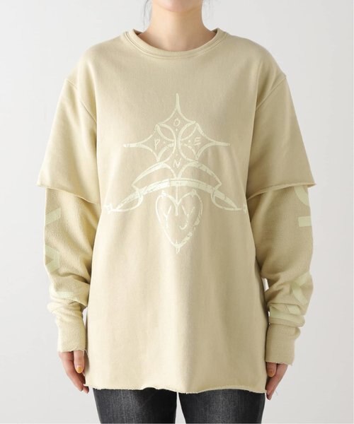 OPEN YY / オープンワイワイ】LAYERED EMBLEMTSHIRT | JOINT WORKS 