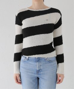 【KIJUN/キジュン】 Oblique Knit Pullover