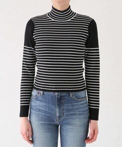 【ANNA SUI NYC / アナスイエヌワイシー】 Border turtleneck knit